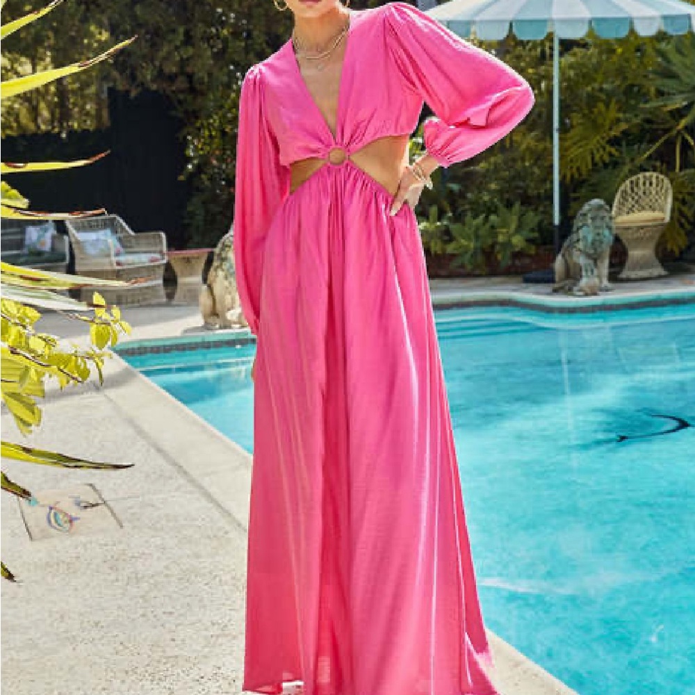 Vici Pink Maxi Dress